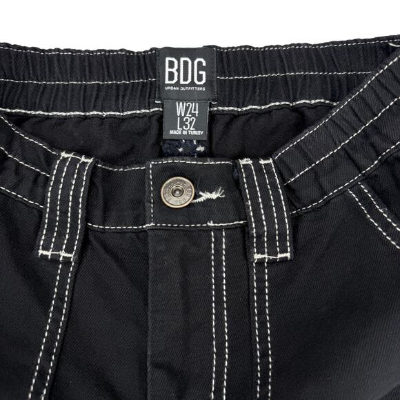 BDG Urban Outfitters High-Waisted Contrast Stitch Skate Jeans Sz 24 - Picture 4 of 5